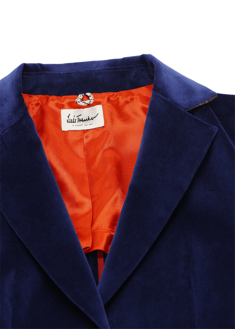 Luis Trenker Blazer in velluto con colletto a revers modello Luramea Qualità
