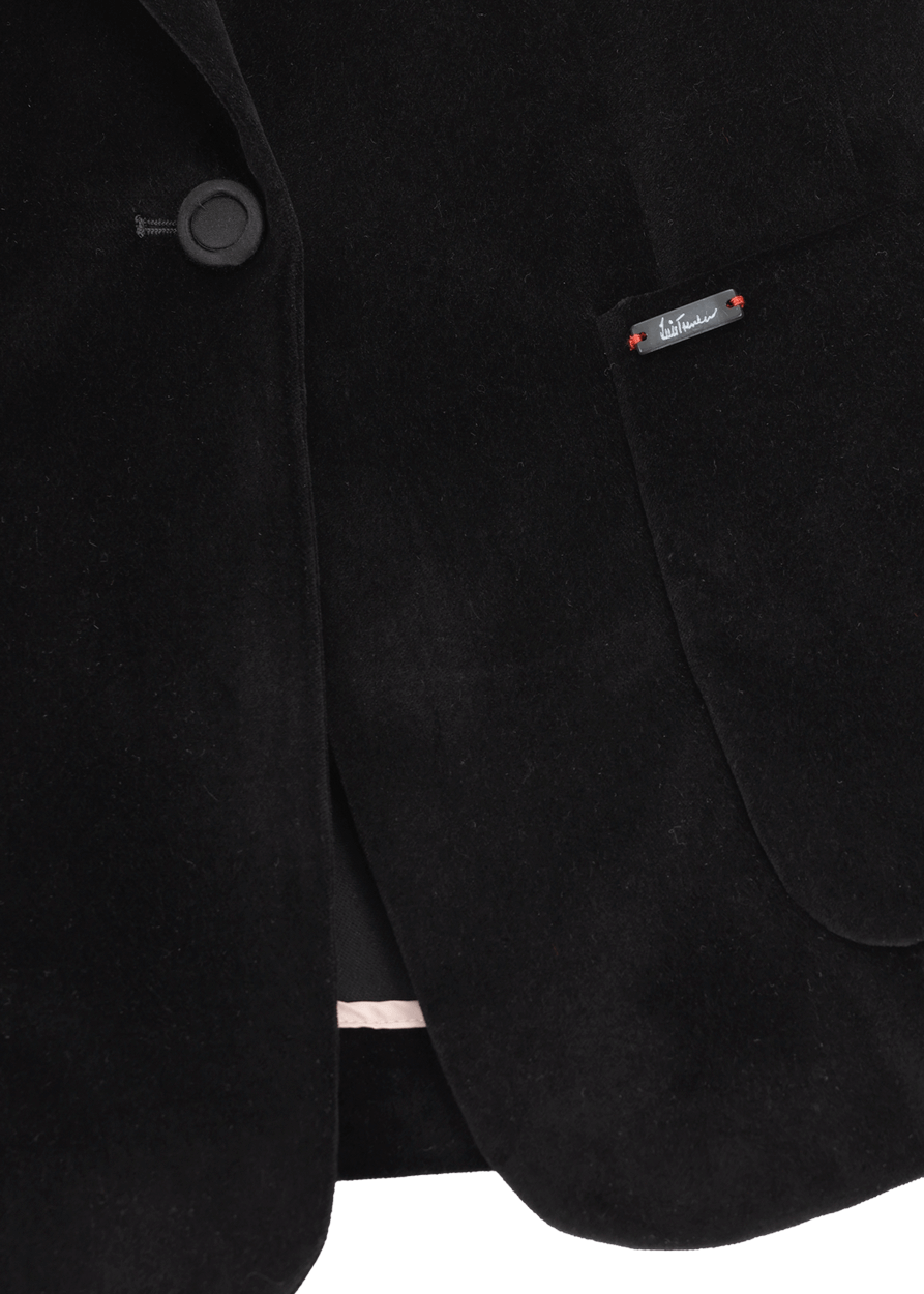 Luis Trenker Blazer in velluto con colletto a revers modello Luramea Vendita