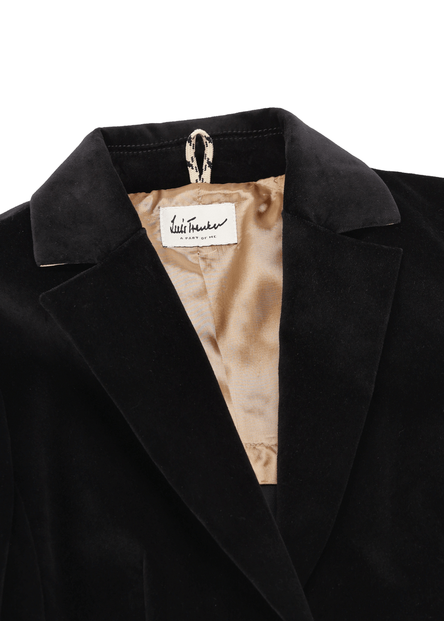 Luis Trenker Blazer in velluto con colletto a revers modello Luramea Vendita