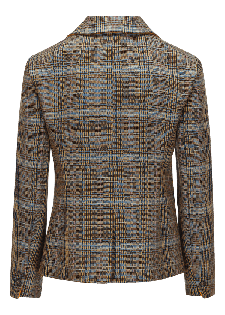 Luis Trenker Blazer con motivo pied-de-poule modello Luramea Promozione