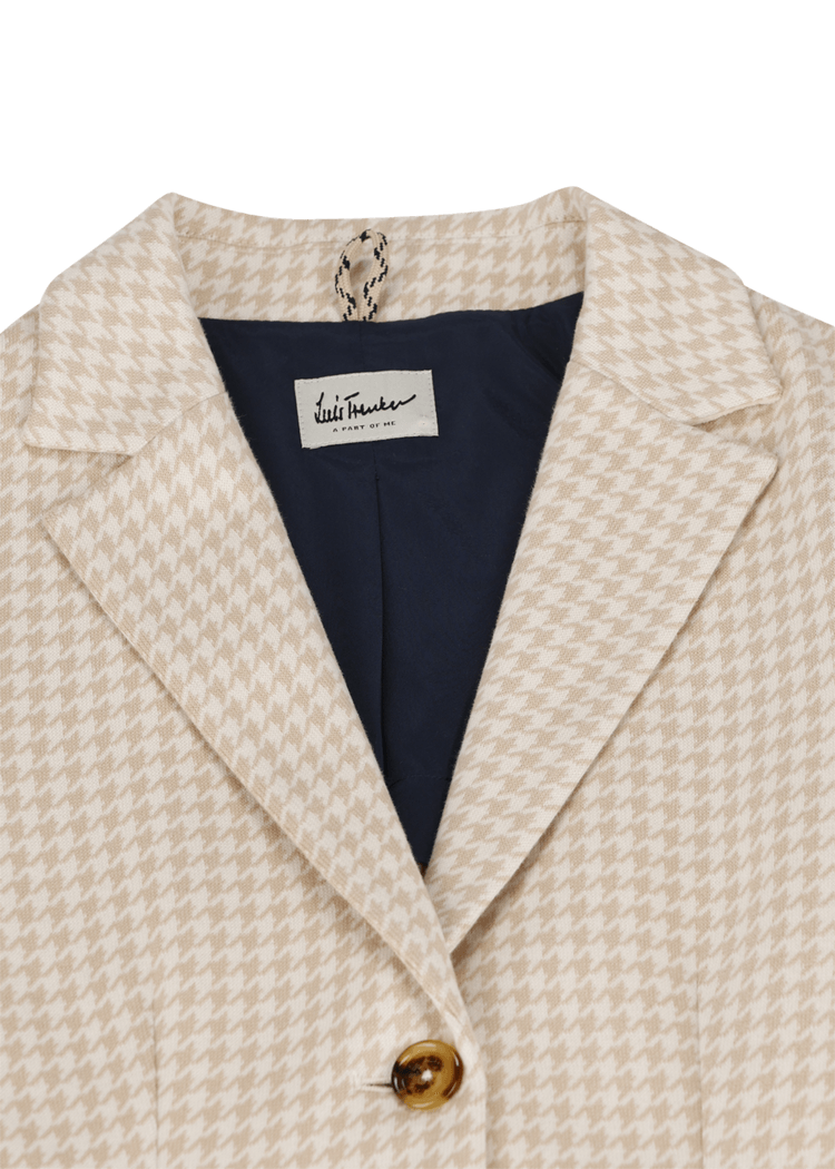 Luis Trenker Blazer con motivo pied-de-poule modello Lurabea Pezzi Unici