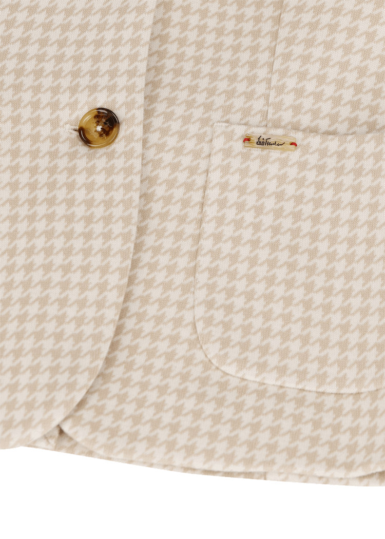 Luis Trenker Blazer con motivo pied-de-poule modello Lurabea Pezzi Unici