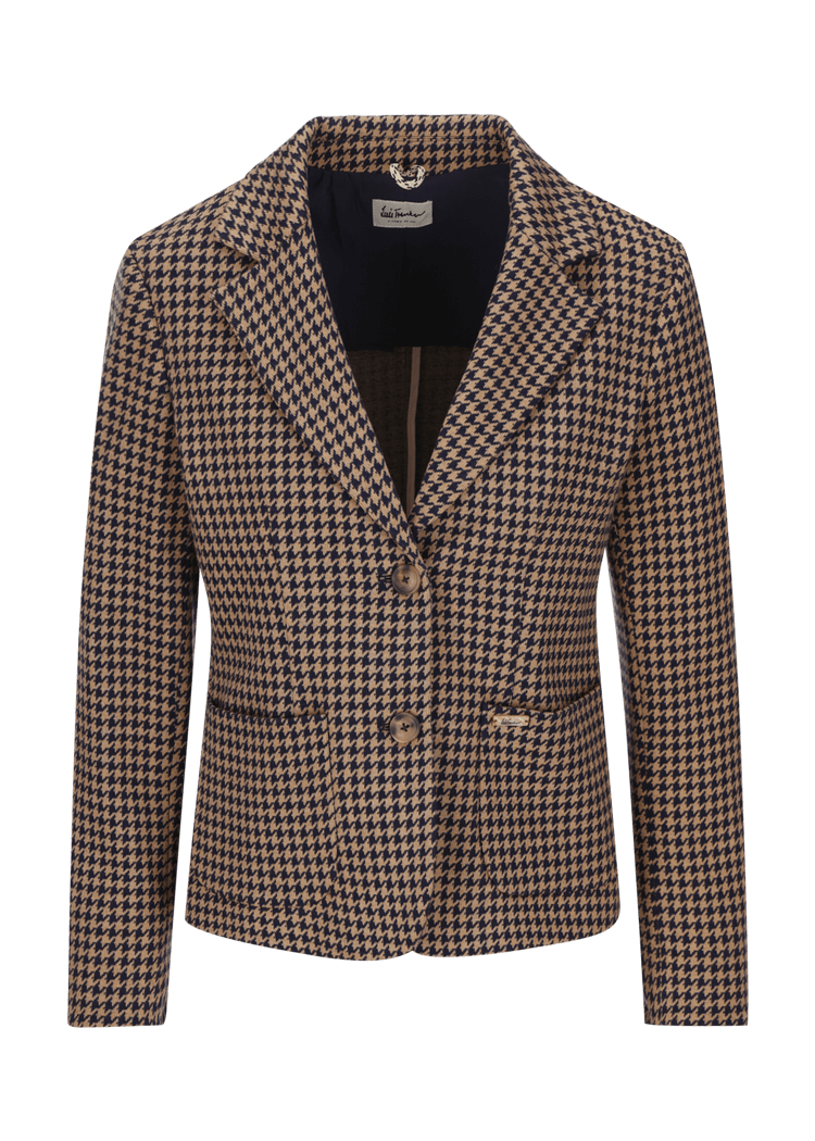 Luis Trenker Blazer con motivo pied-de-poule modello Lurabea Soddisfazione Garantita