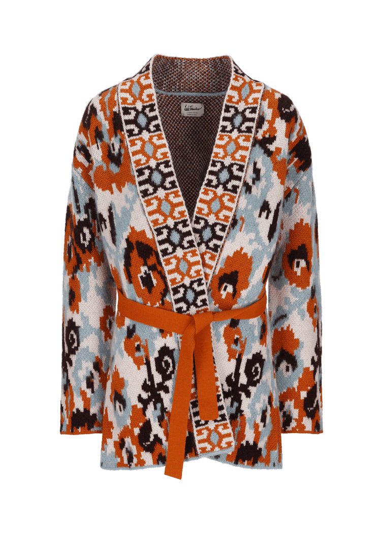 Luis Trenker Cardigan in maglia con cintura modello Luaisha Fino Al -60%