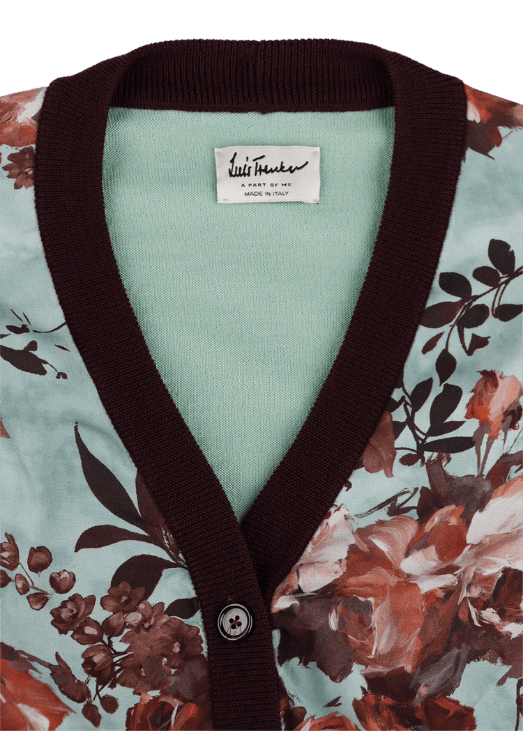 Luis Trenker Cardigan in un mix di materiali modello Luwaynet Shopping Online