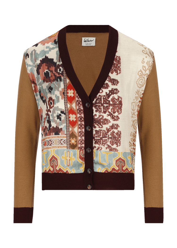 Luis Trenker Cardigan in un mix di materiali modello Luwaynet Affare Del Giorno