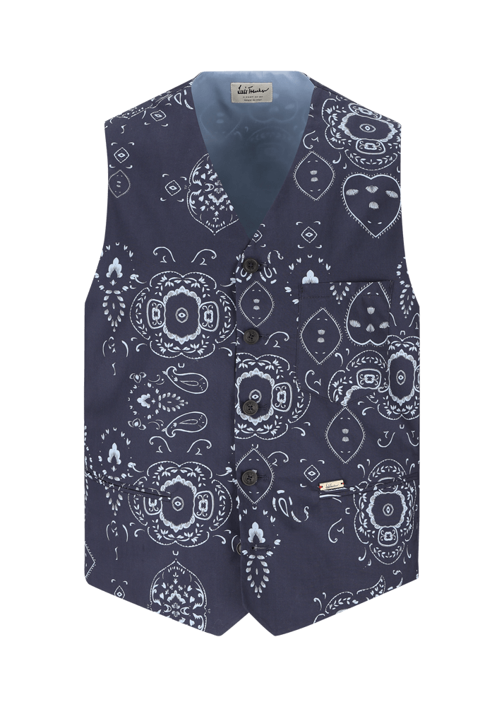 Luis Trenker Gilet con stampa bandana modello Luselim Novità