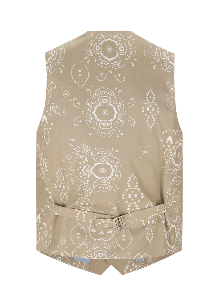 Luis Trenker Gilet con stampa bandana modello Luselim Presa