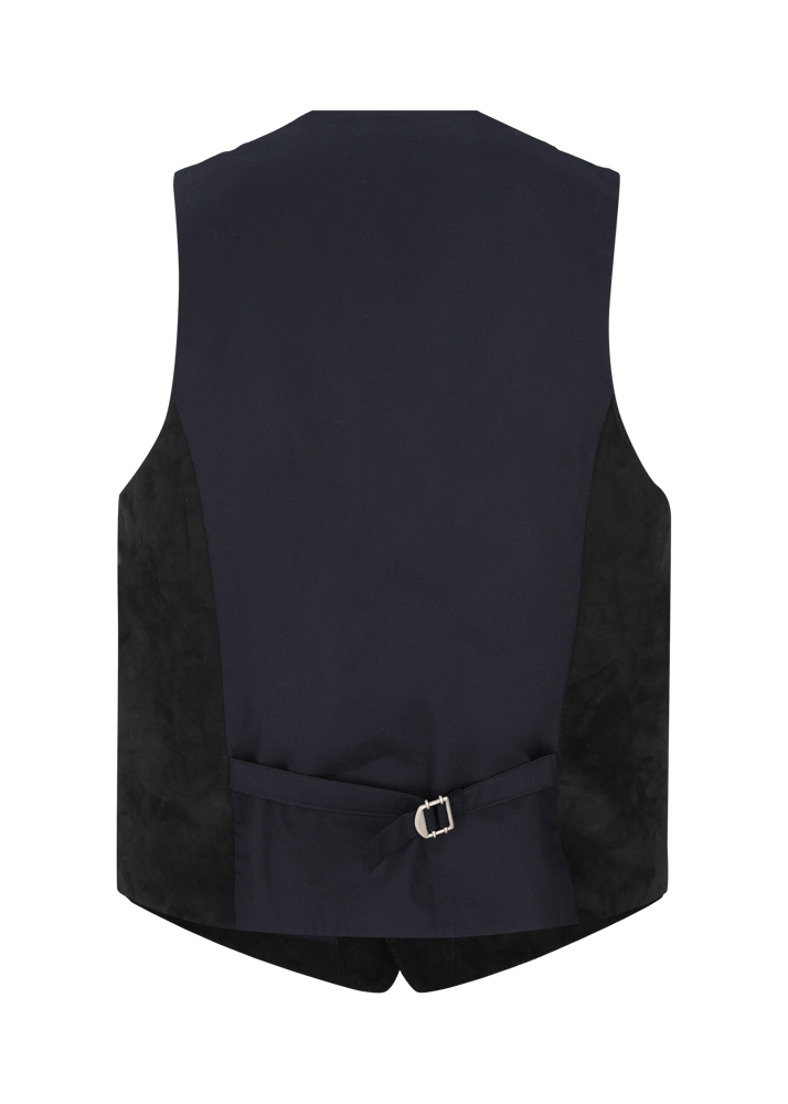 Luis Trenker Gilet in pelle scamosciata modello Luselim Sconto