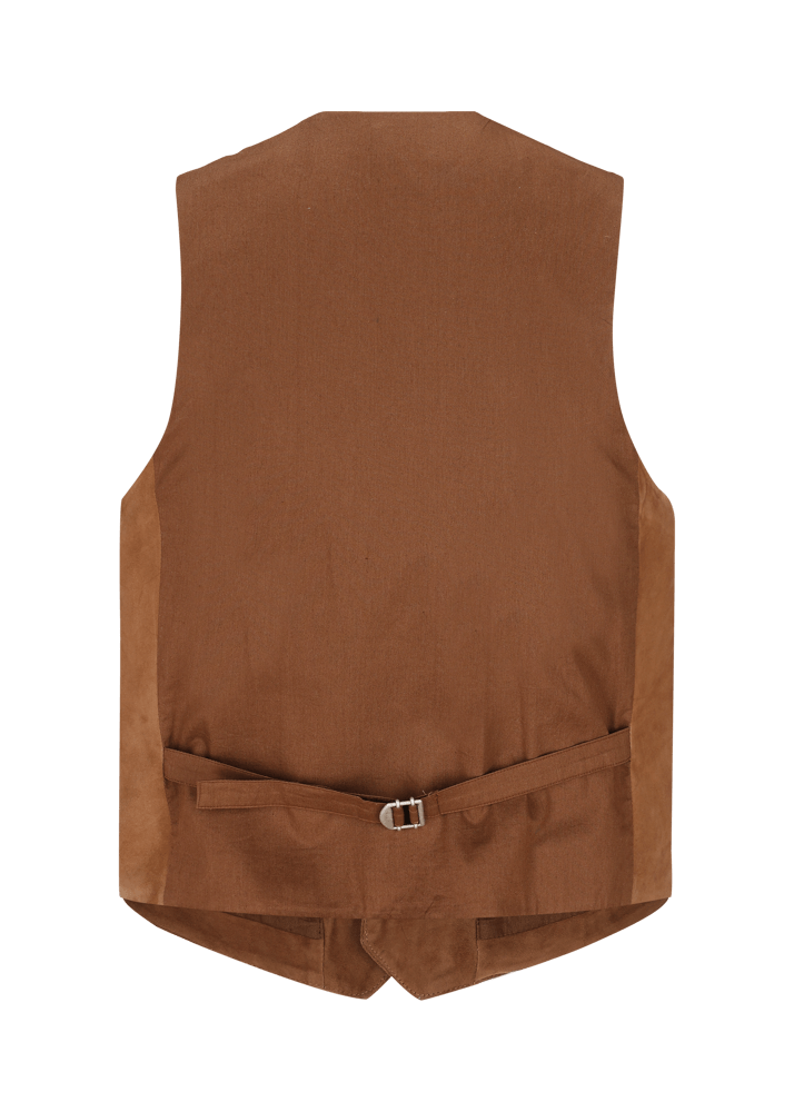 Luis Trenker Gilet in pelle scamosciata modello Luselim Offerta