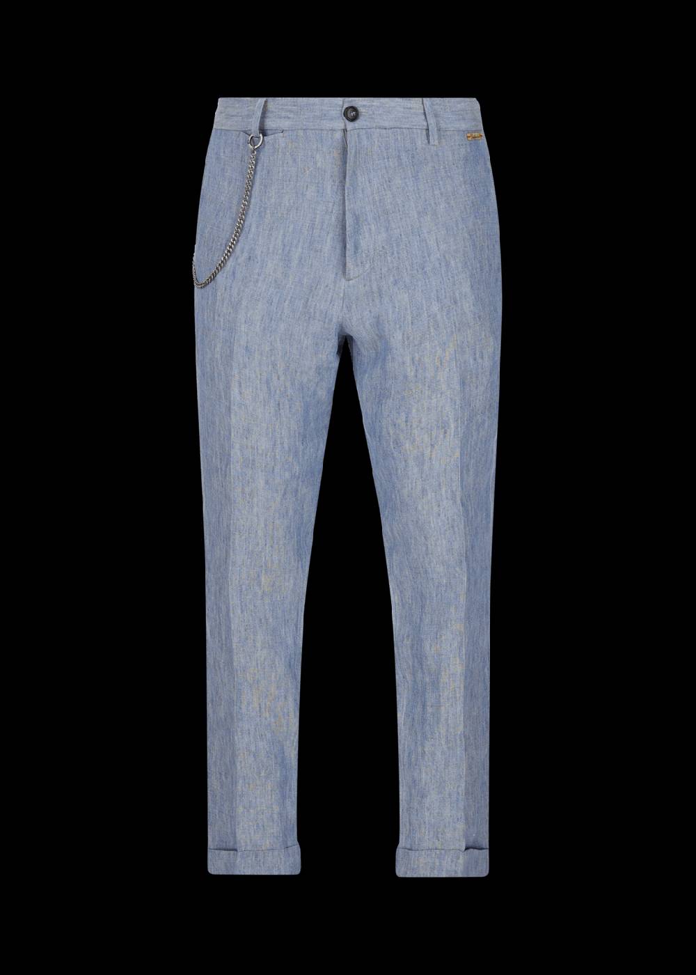 Luis Trenker Pantaloni chino in puro lino modello Lubruneu Vendita Calda