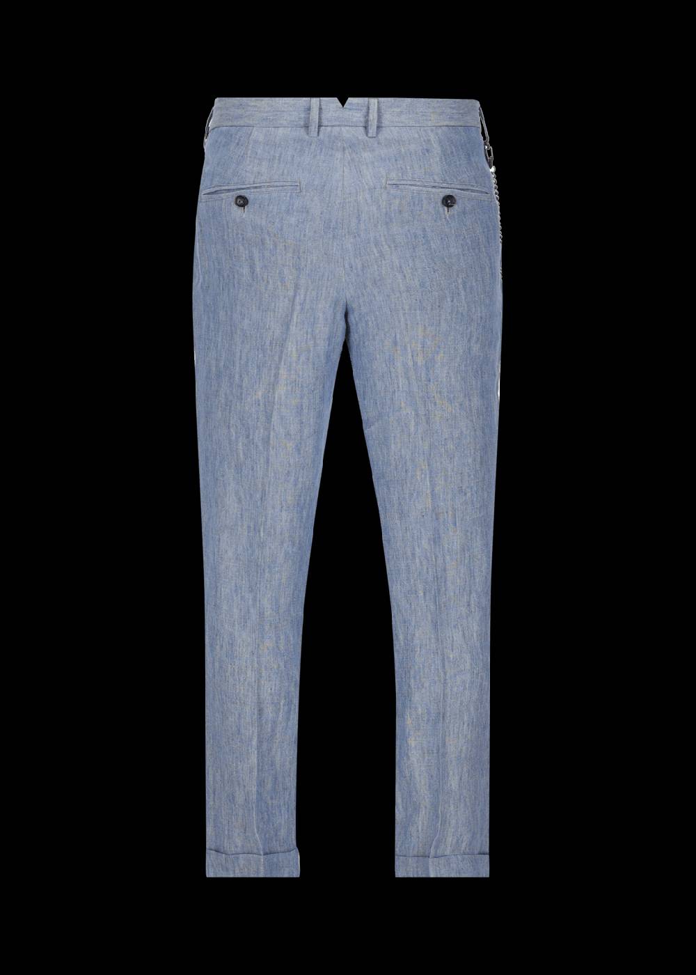 Luis Trenker Pantaloni chino in puro lino modello Lubruneu Vendita Calda