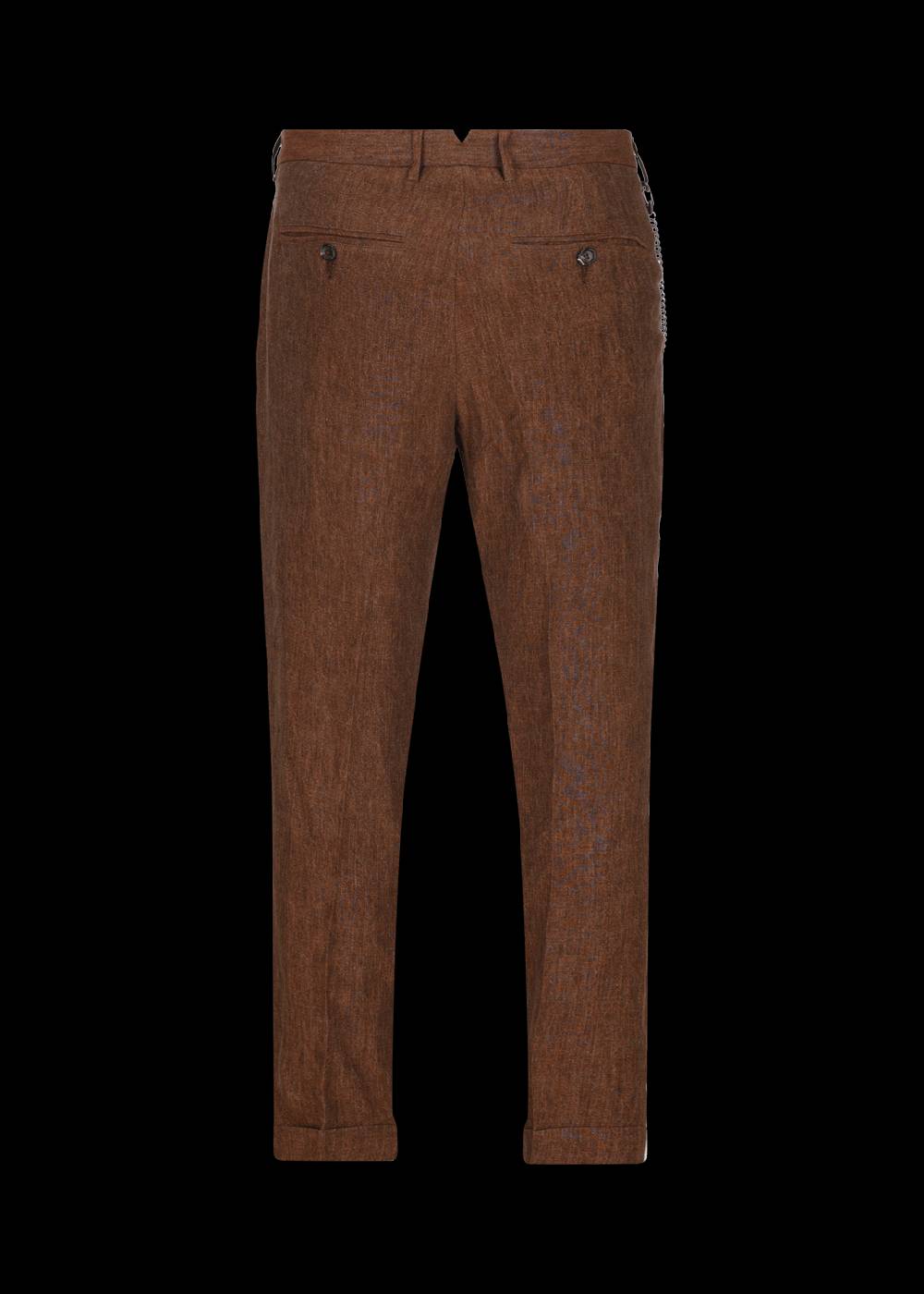 Luis Trenker Pantaloni chino in puro lino modello Lubruneu I Più Venduti