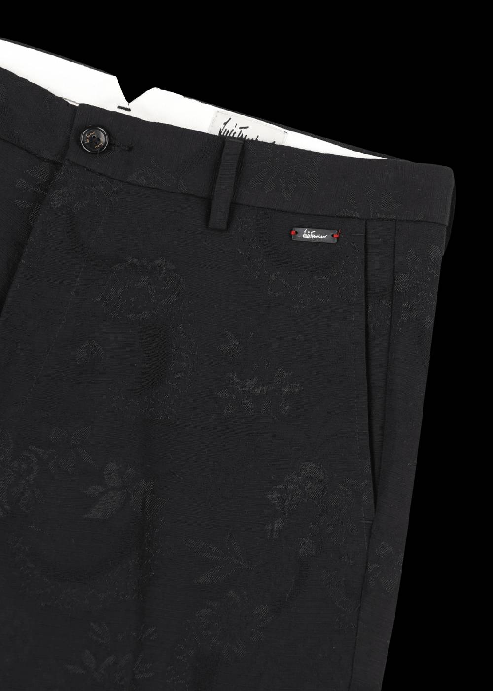 Luis Trenker Pantaloni chino con motivo in jacquard modello Lubruneu Moda