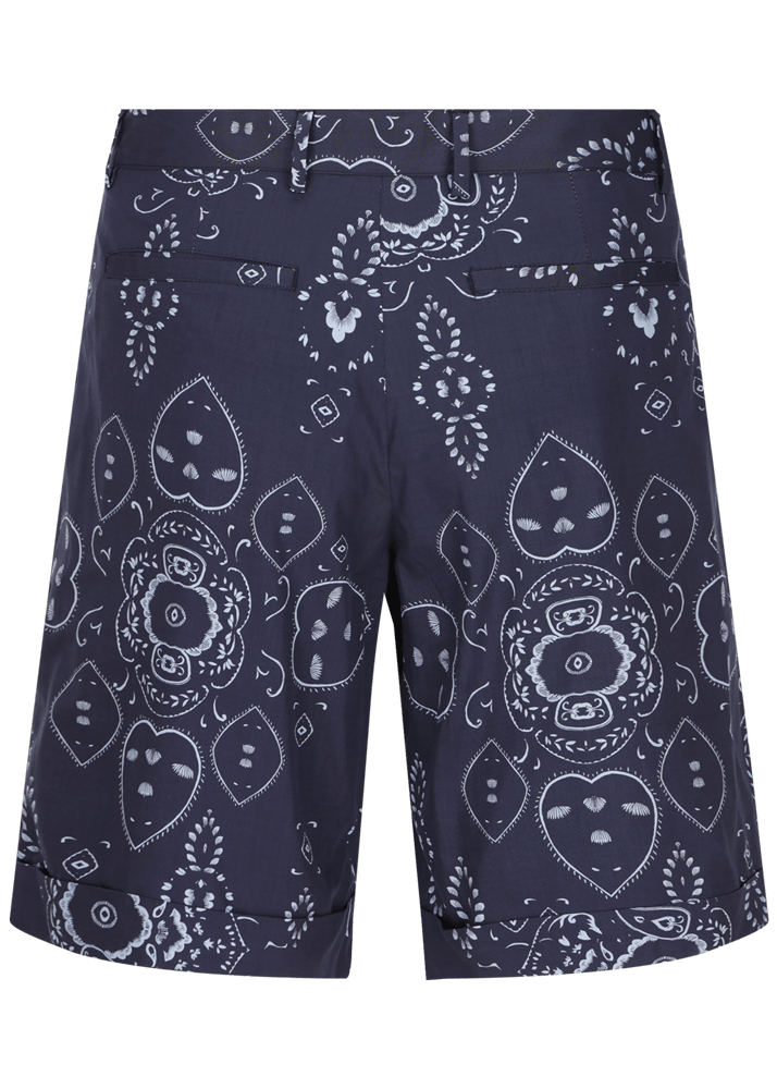 Luis Trenker Bermuda con stampa bandana modello Lubartl Fornitura limitata