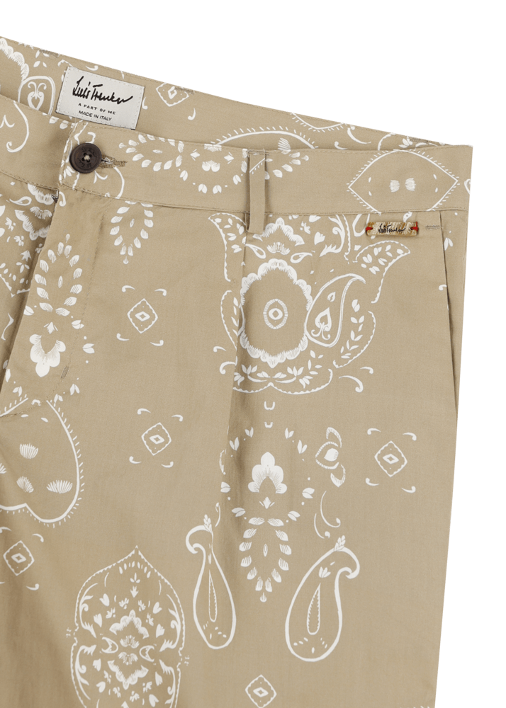 Luis Trenker Bermuda con stampa bandana modello Lubartl Shopping online
