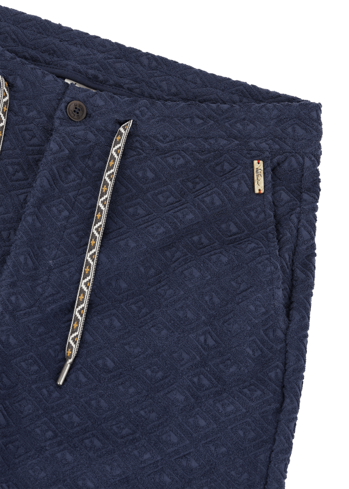 Luis Trenker Pantaloni in felpa in spugna di cotone modello Lumbac Offerta natalizia