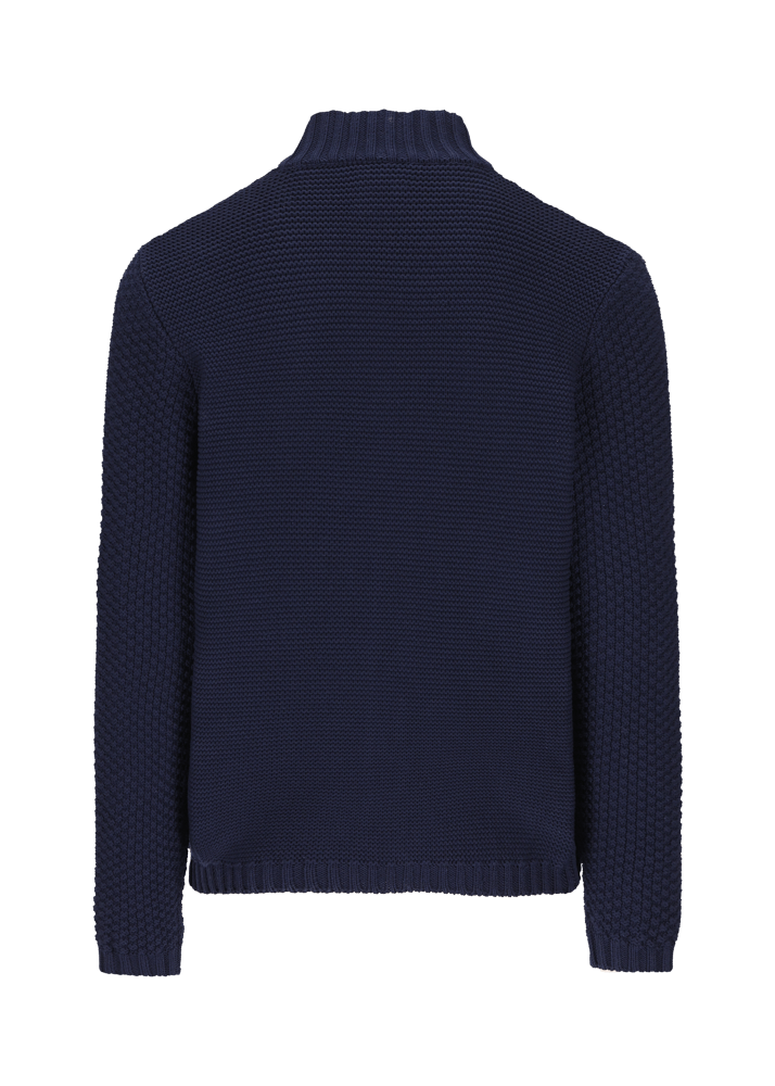 Luis Trenker Cardigan lavorato a maglia con colletto alla coreana modello Luwall Offerta San Valentino