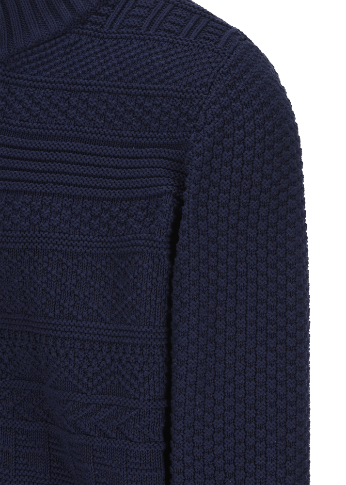 Luis Trenker Cardigan lavorato a maglia con colletto alla coreana modello Luwall Offerta San Valentino
