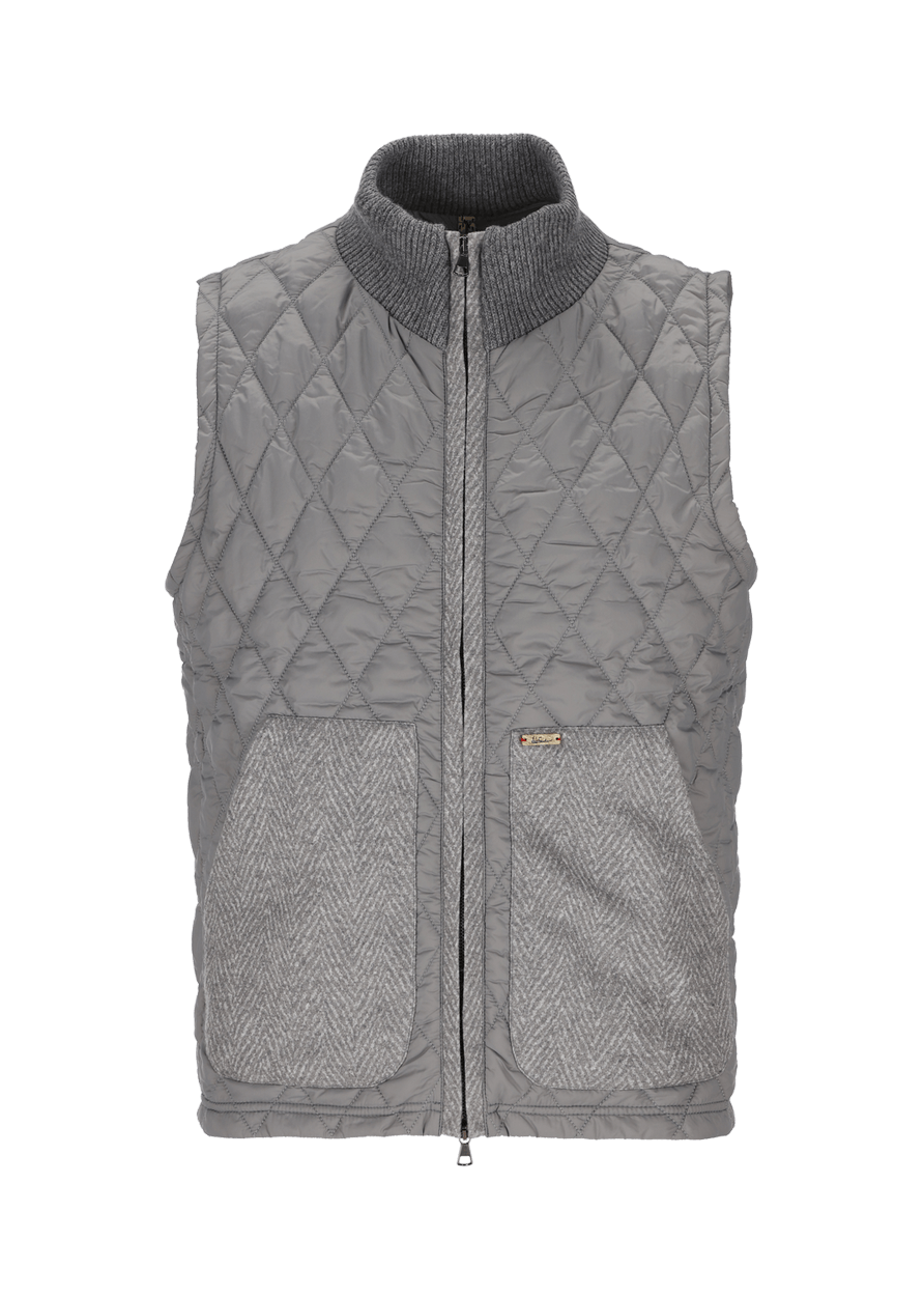 Luis Trenker Gilet trapuntato in nylon modello Lugus Offerte giornaliere