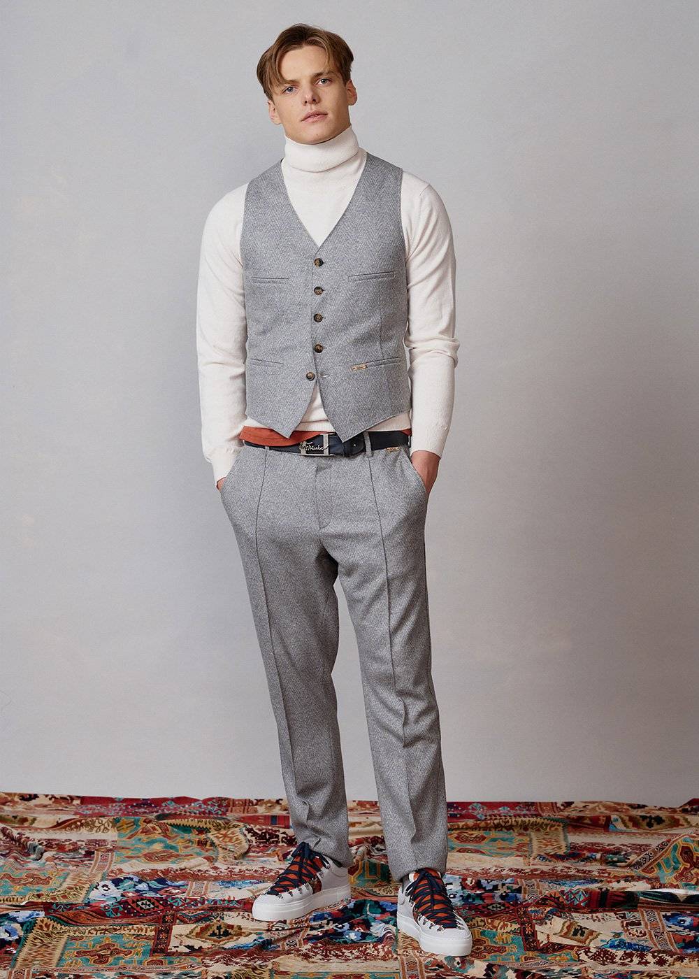 Luis Trenker Gilet in lana cotta modello Lusebastian Sconti VIP