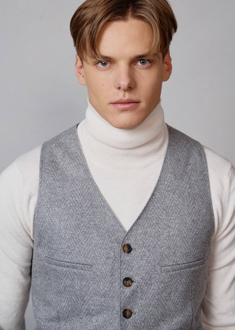 Luis Trenker Gilet in lana cotta modello Lusebastian Sconti VIP