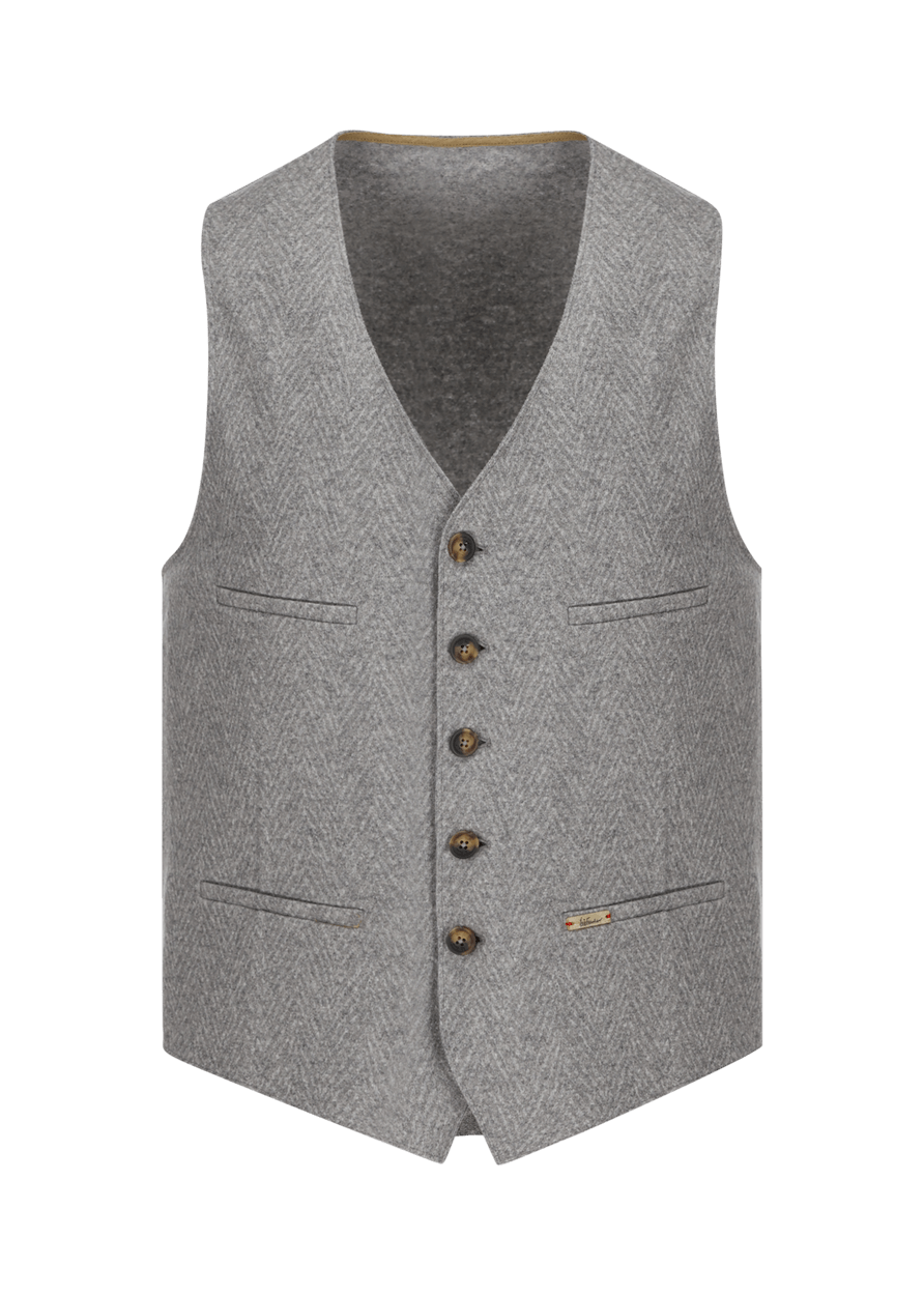 Luis Trenker Gilet in lana cotta modello Lusebastian Sconti VIP