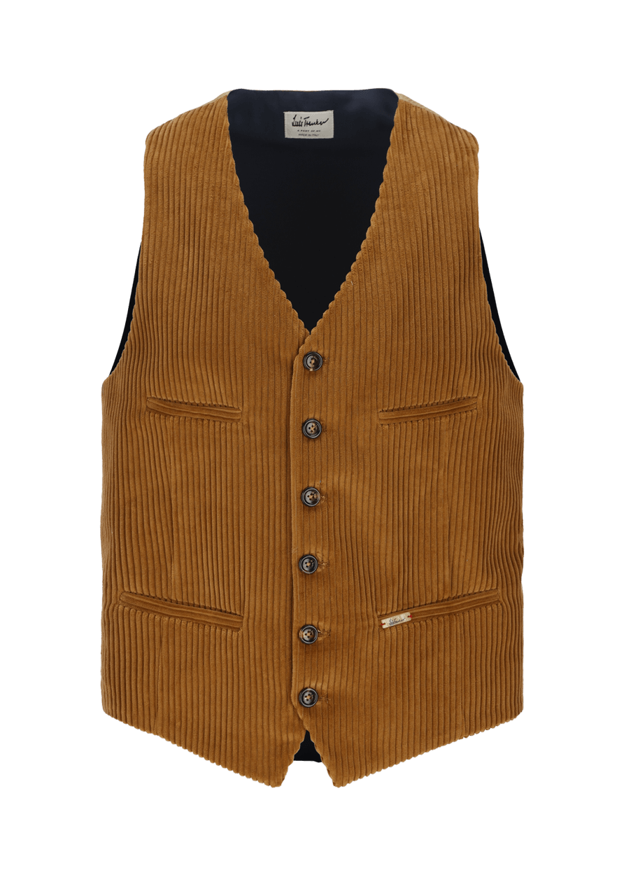 Luis Trenker Gilet in velluto a coste modello Lusebastian Prezzo basso