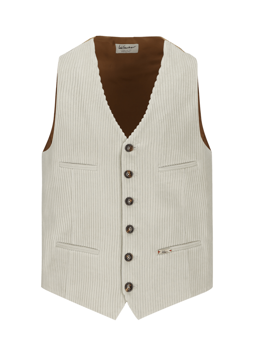 Luis Trenker Gilet in velluto a coste modello Lusebastian Super Saving Price