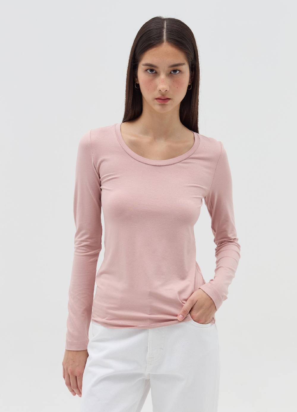 OVS T-shirt a maniche lunghe in viscosa stretch Sconto