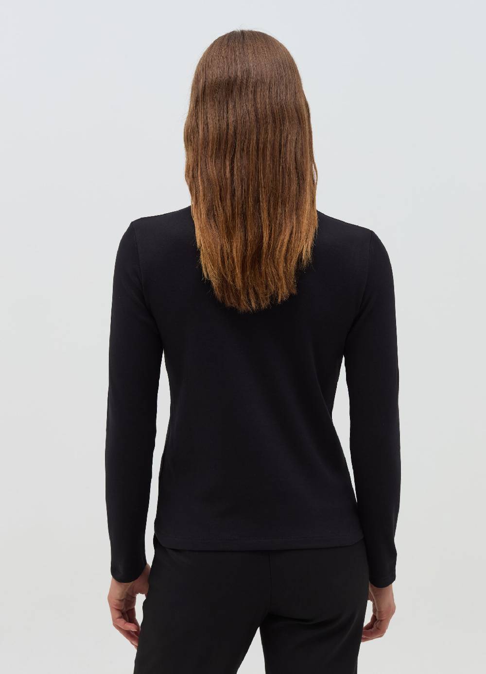 OVS T-shirt a collo alto con maniche lunghe Moda