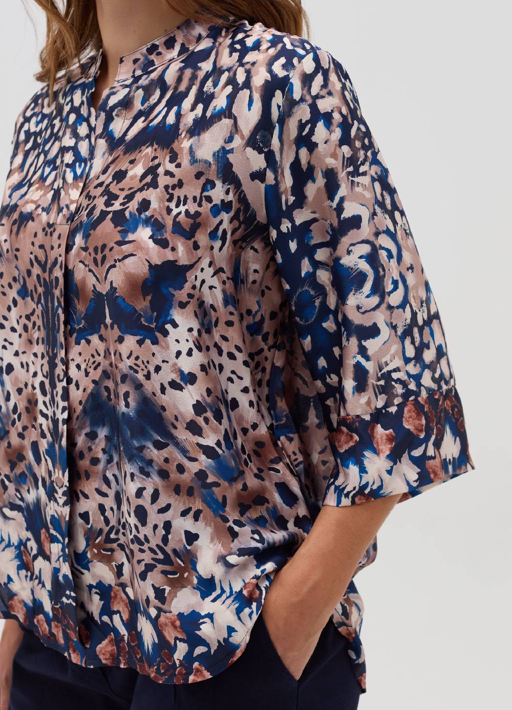 HYBRID Blusa stampata con maniche a tre quarti Negozi Online