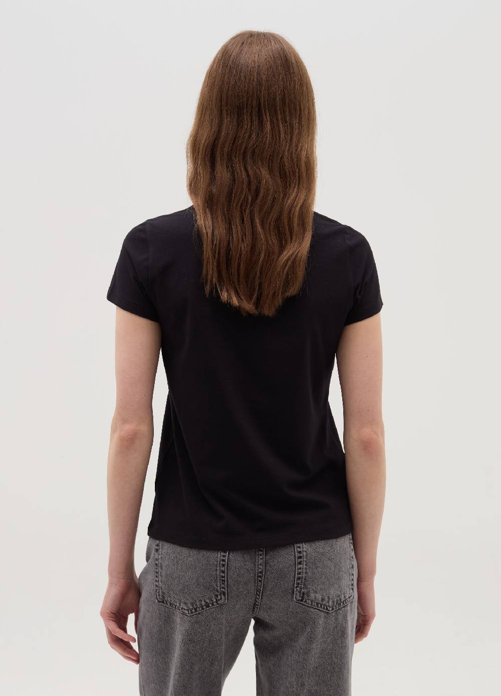 OVS T-shirt tinta unita con scollo a V Sconto