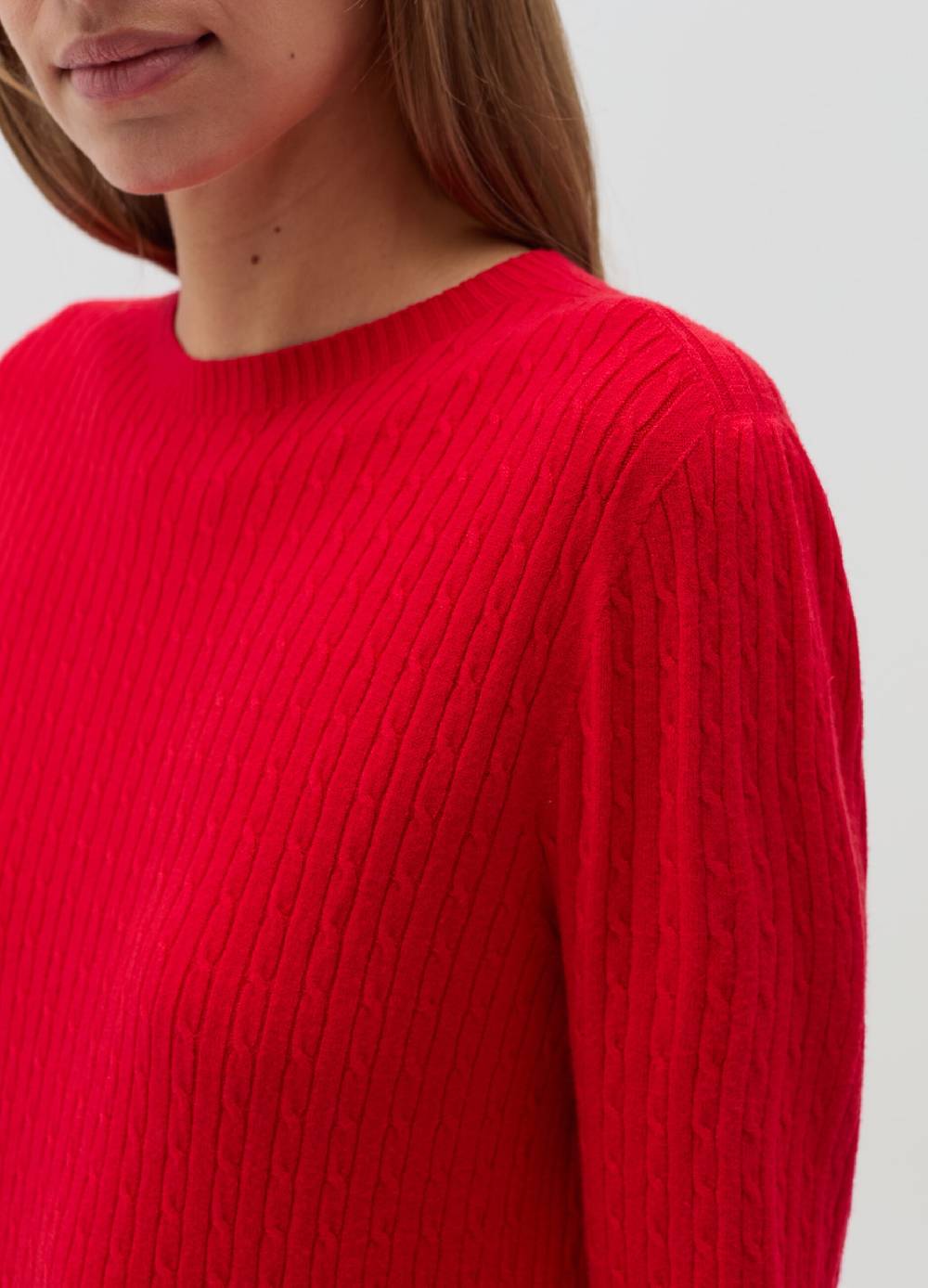 HYBRID Maglia a coste piatte con lavorazione intrecciata Vendita Calda