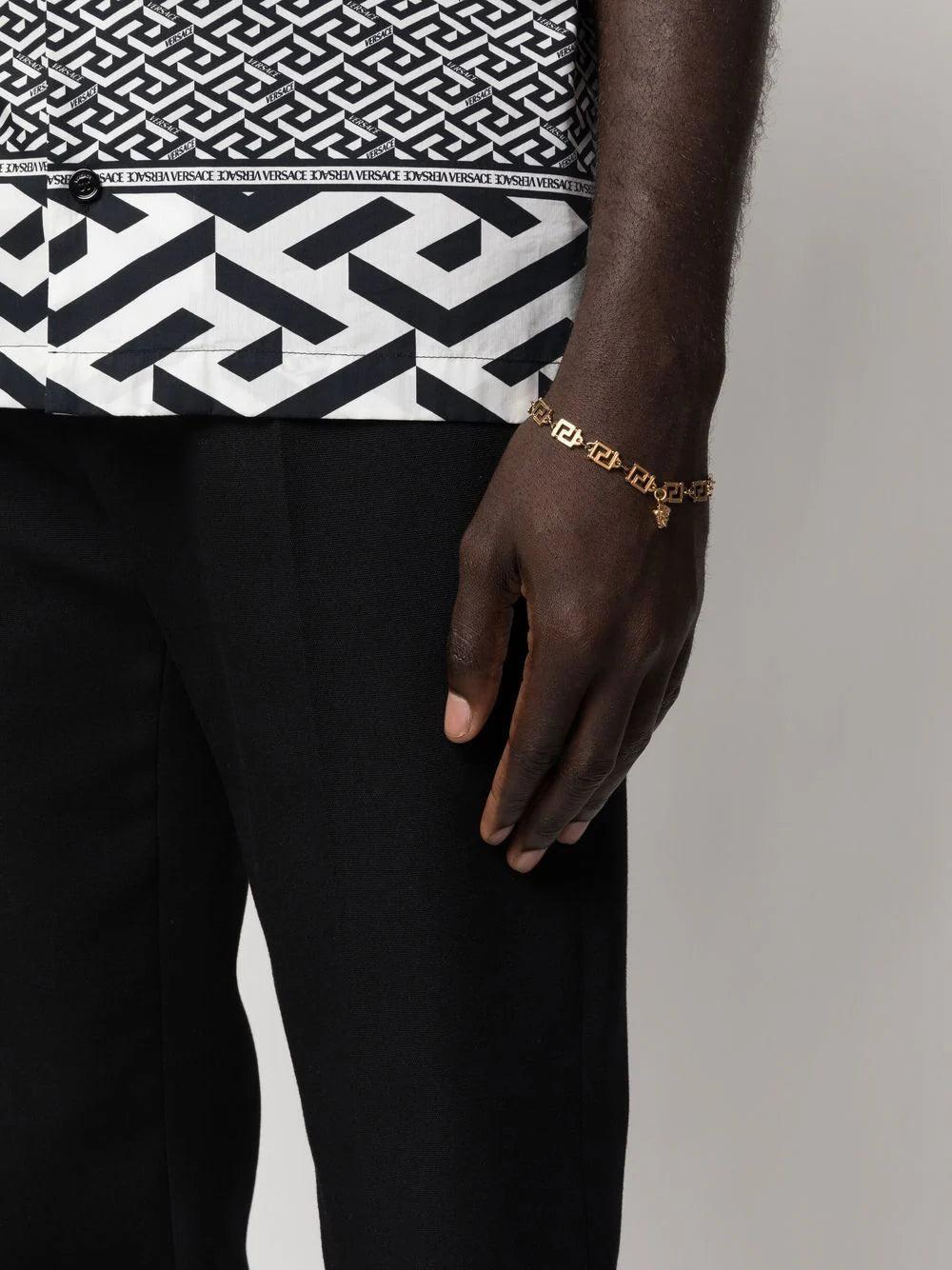 VERSACE 'greca' charm-detail bracelet Only for today