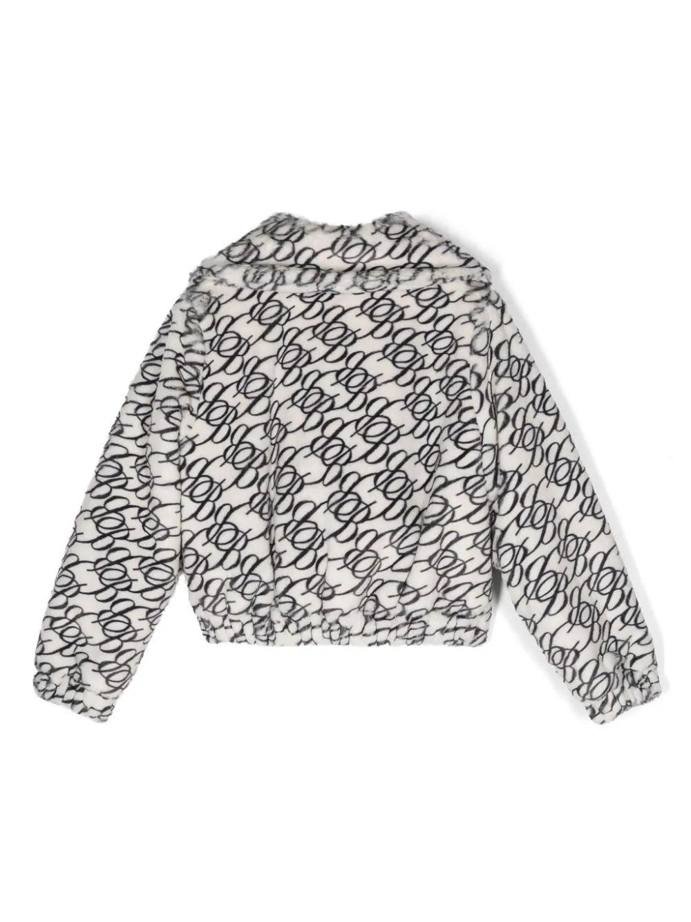 Miss Blumarine Synthetic jacket with logo I Più Venduti