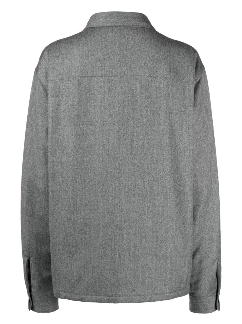 ZEGNA Wool shirt jacket Prezzo Ridotto