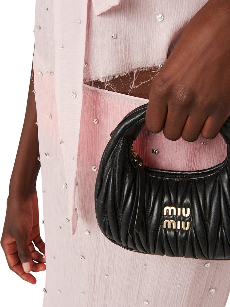 Suitnegozi Mini borsa hobo Wander in nappa matelassé Nuova
