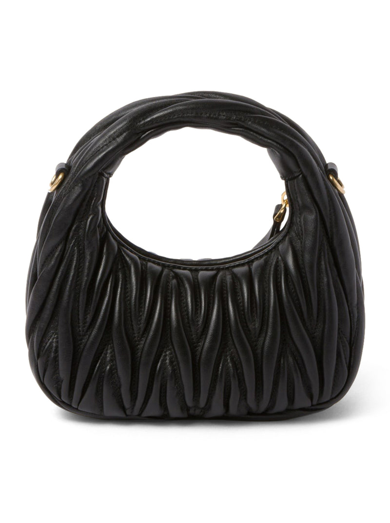 Suitnegozi Mini borsa hobo Wander in nappa matelassé Nuova