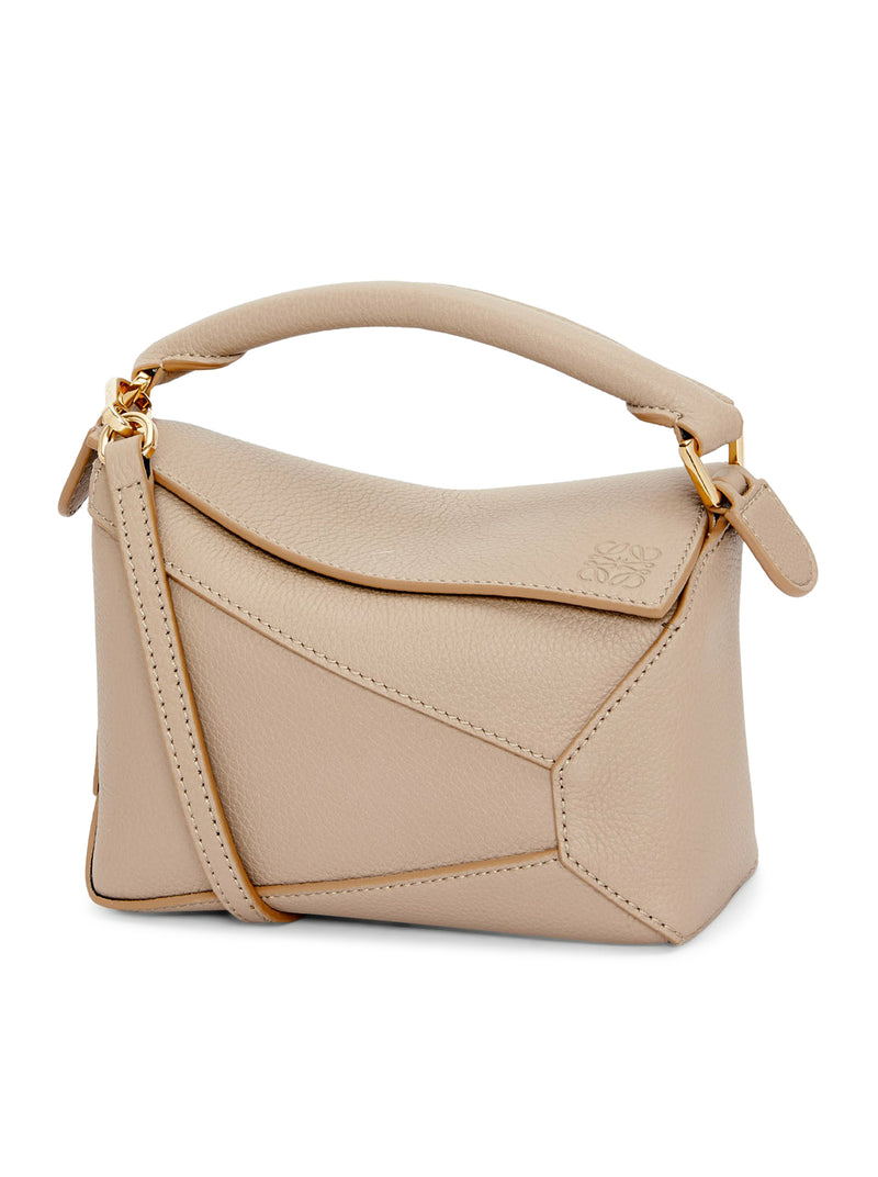 Suitnegozi Borsa Puzzle mini in morbida pelle di vitello granata Offerta esclusiva