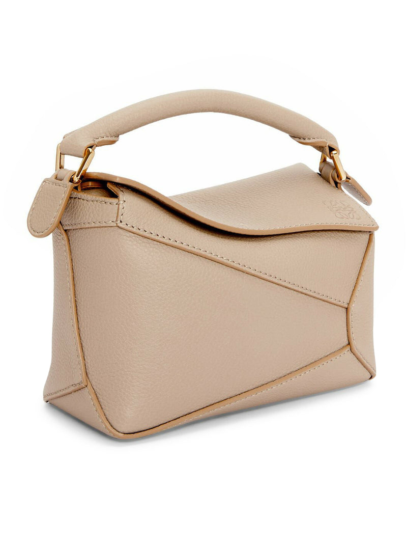 Suitnegozi Borsa Puzzle mini in morbida pelle di vitello granata Offerta esclusiva