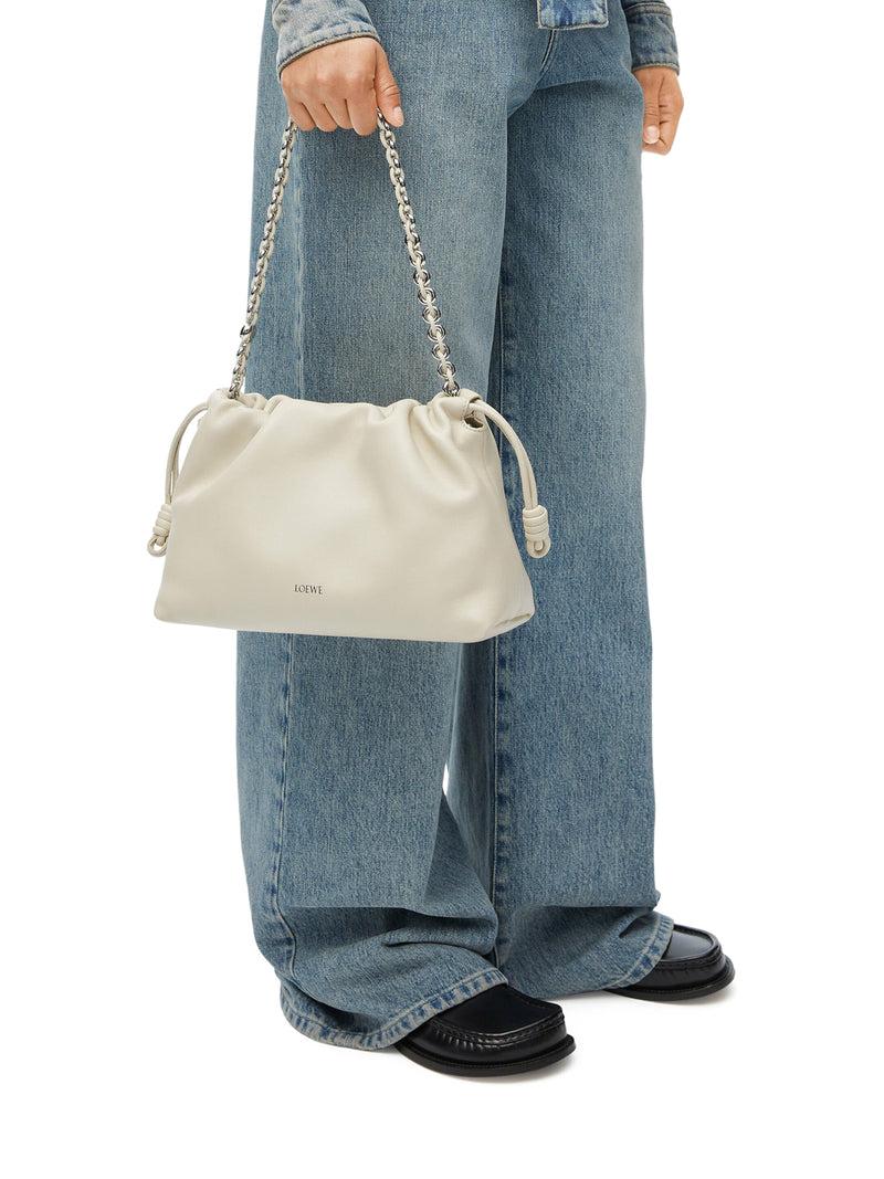 Suitnegozi Borsa Flamenco media in morbida pelle di agnello nappata Offerta Giorno del Papà
