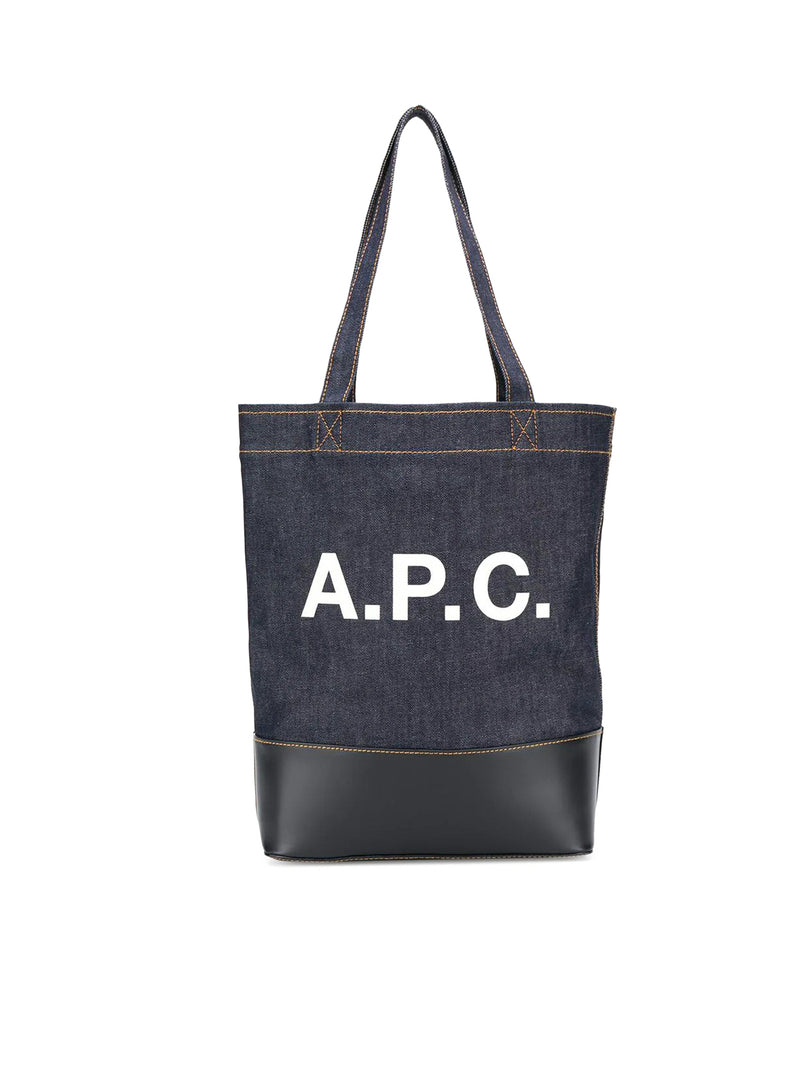 Suitnegozi BORSA A SPALLA AXEL IN DENIM CON INSERTI IN PELLE Offerta migliore