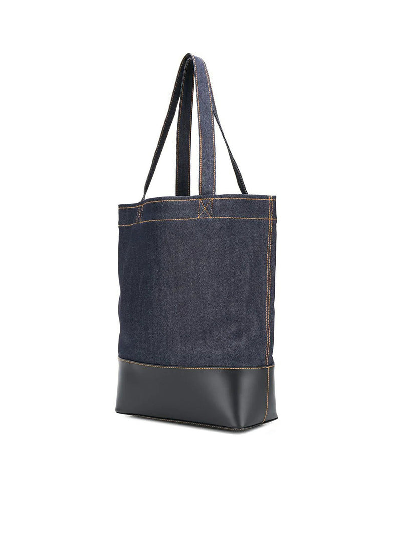 Suitnegozi BORSA A SPALLA AXEL IN DENIM CON INSERTI IN PELLE Offerta migliore