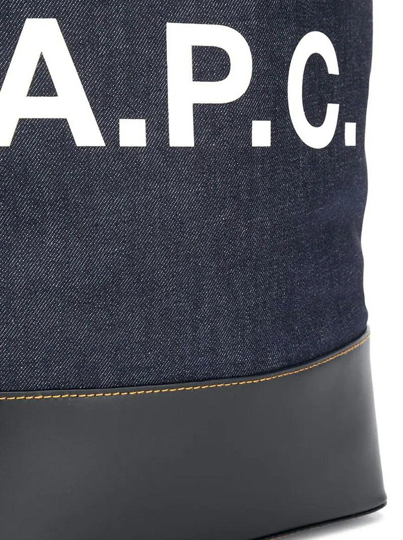 Suitnegozi BORSA A SPALLA AXEL IN DENIM CON INSERTI IN PELLE Offerta migliore