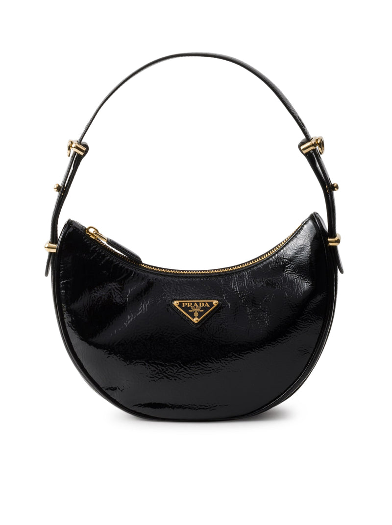 Suitnegozi Borsa a spalla Prada Arqué in vernice naplak Latest stili
