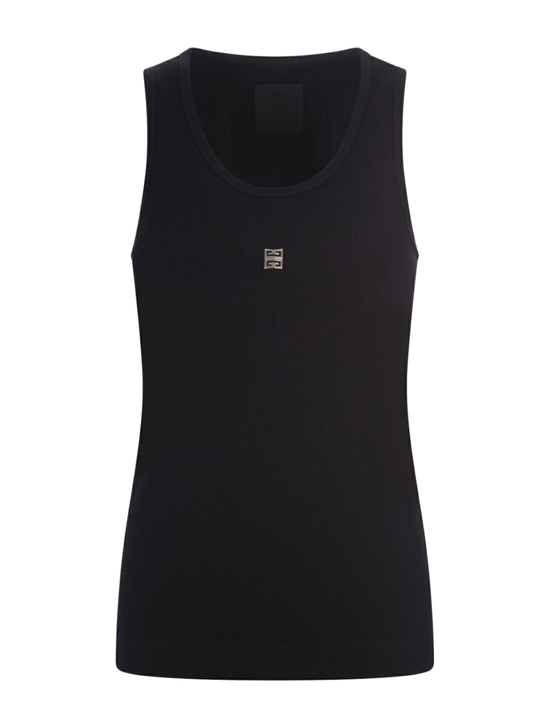Suitnegozi Top Nero Con Placca Logo