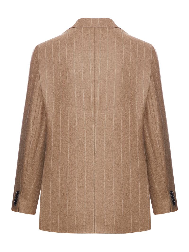 Suitnegozi BLAZER IN CASHMERE GESSATO Black Friday Prezzi