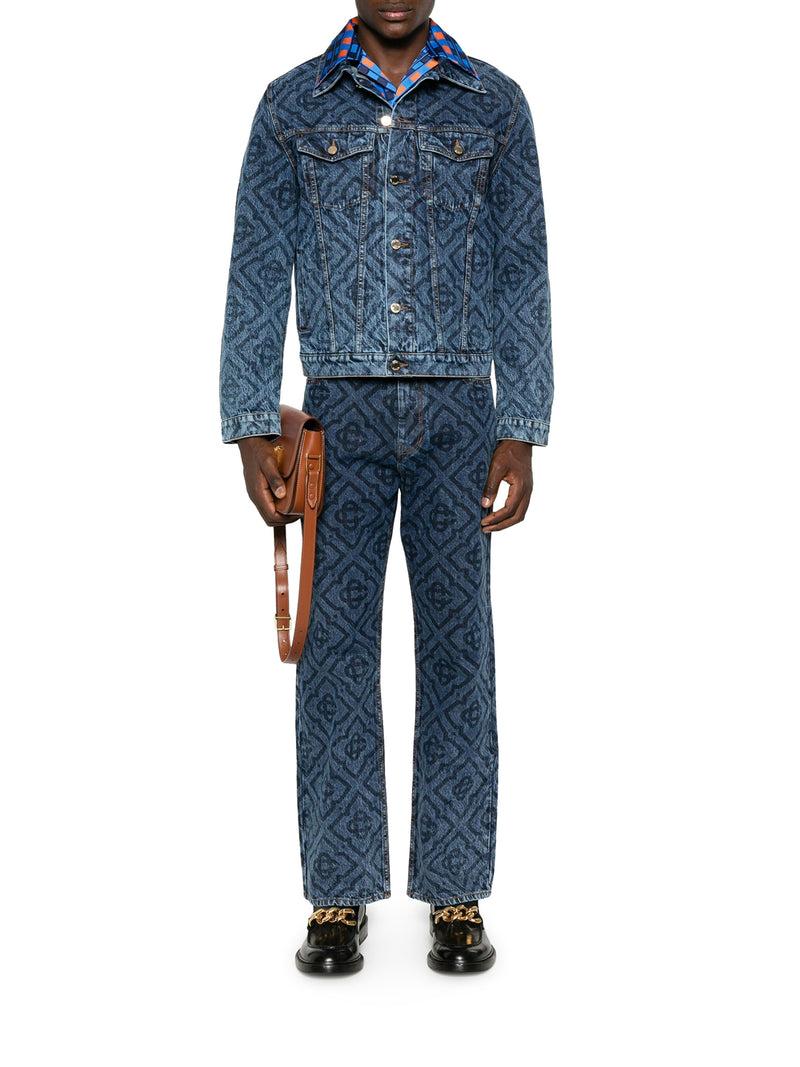 Suitnegozi Jeans Laser Monogram Consegna Veloce