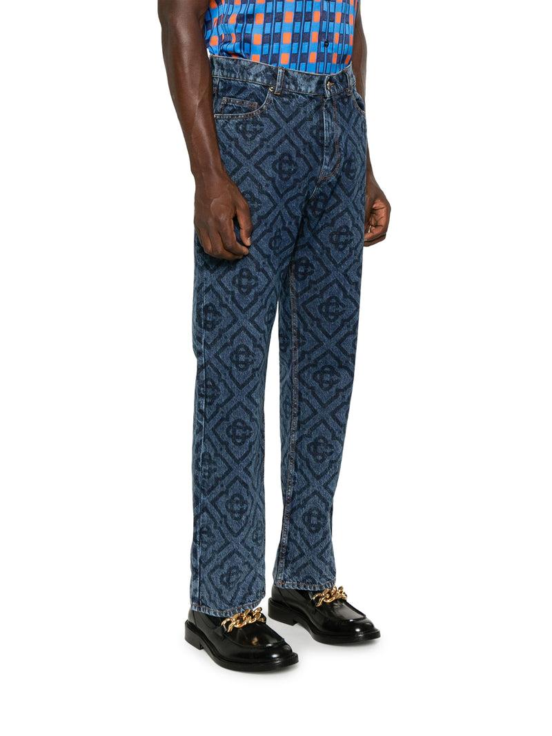 Suitnegozi Jeans Laser Monogram Consegna Veloce